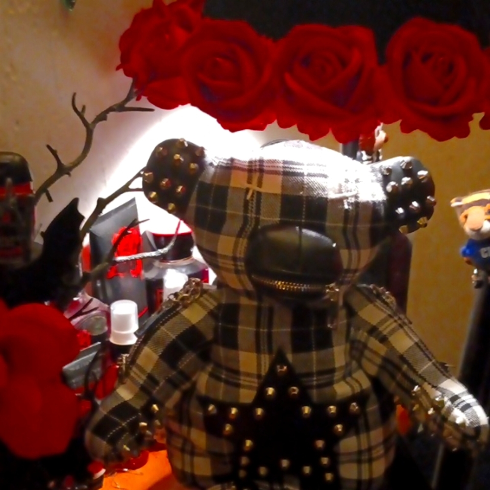 🖤Punk Star Tormented Teddy Back Pack! - Picture 2 of 7